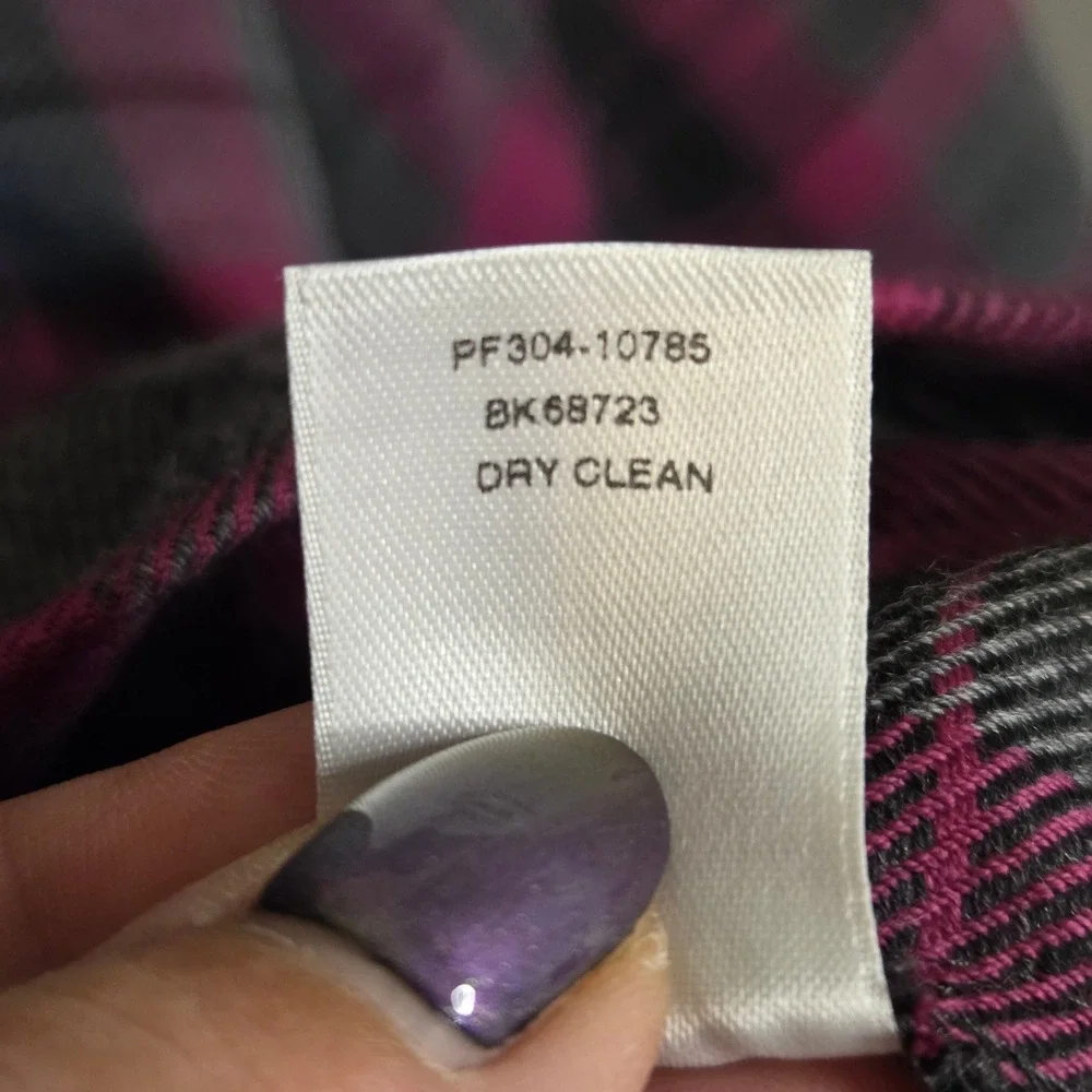 Pendleton Plaid Wool Jacket Blazer Women's Medium Petite Academia Preppy Office